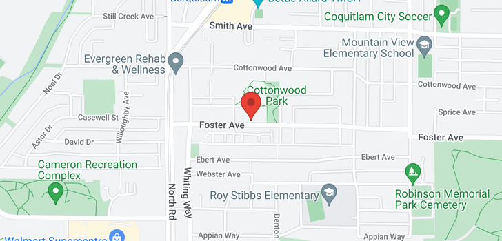 map of 105 553 FOSTER AVENUE